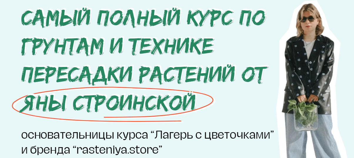 [plants.coach] Яна Строинская ― Мини-курс по пересадке растений (2024)