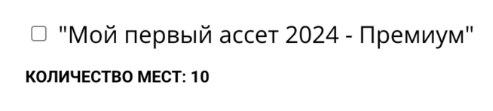 [Василина Баранова] Мой первый ассет (2024)